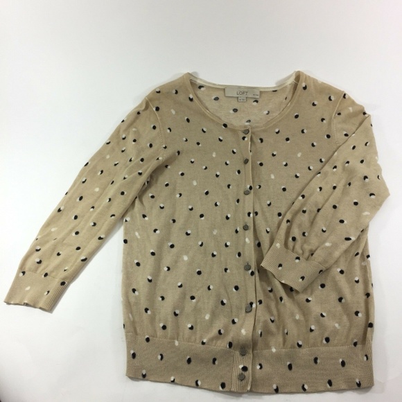 Ann Taylor Medium Petite Long Sleeve Cardigan - Picture 3 of 8